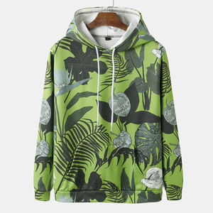 Sudadera con capucha negra para hombre, hecha en Pakistán, de alta calidad, 100% poliéster sublimado, con bolsillo canguro, en venta. - Product Image 1