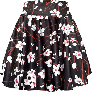Jupe courte en coton de haute qualité pour femme, idéale pour les loisirs et le sport, jupe d'extérieur unie, jupe de mode par sublimation - Product Image 1