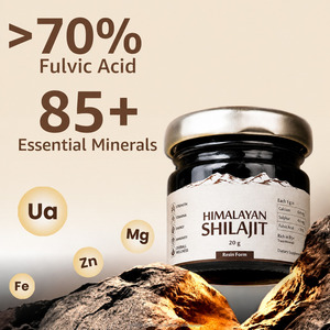 Resina de Shilajit del Himalaya 100% Natural, Resina Negra Premium, Etiqueta Privada, Venta al por Mayor, Suplemento de Ácido Fúlvico - Product Image 5