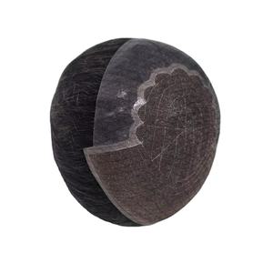 Q6 Yaki Human Hair Wig <b>Mens</b> Toupee Virgin Remy Single Weft Bangladash Naturalizer Curl <b>Bonnet</b> Hair Extension Remi - Product Image 2