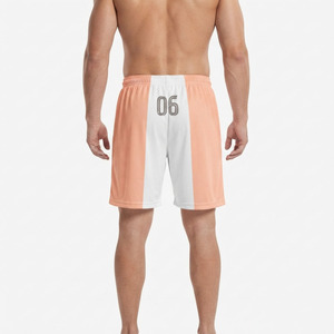 Shorts de football et de soccer légers et écologiques pour hommes avec impression par sublimation personnalisée et taille élastique - Product Image 2