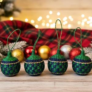 Adornos para Árbol de Navidad, Decoraciones de Bolas de Seagrass, Adornos para el Hogar, Regalo para Niños, Precio al por Mayor, Fabricante de Vietnam 2026 - Product Image 1