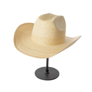 Chapeau de paille unisexe à large bord fait main pour l'été et la plage, personnalisation de marque, vente en gros directe d'usine, fournisseur OEM - Product Image 2