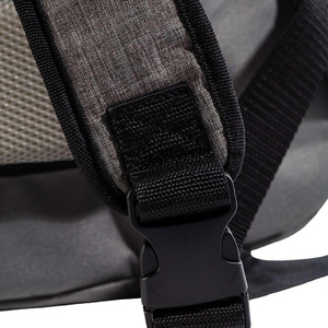 Gray Polyester Sports <b>Backpack</b> 30-40L Zipper Closure <b>Water</b> <b>Resistant</b> Mesh Side Pocket - Product Image 4