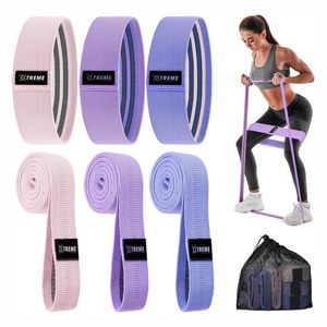 Juego de Bandas de Resistencia de Tela de Poliéster Ecológicas y Resistentes, Bandas de Bucle de 41 Pulgadas Anti-Rotura para Entrenamiento de Fuerza, OEM - Product Image 2