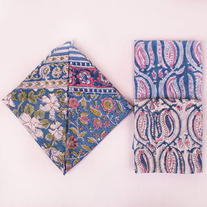 Nouvelle collection d'été Craftjaipur, bandana en popeline de coton naturel, imprimé à la main, multicolore, magnifique, écologique - Product Image 5