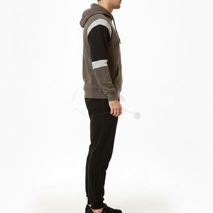 Conjunto Deportivo de Forro Polar para Hombre, Sudadera y Pantalones Jogger, Cálido y Casual, 100% Algodón, Superventas de Invierno - Product Image 4