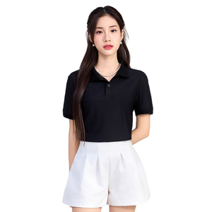 เสื้อโปโลผู้ชายประสิทธิภาพสูงผ้า87% โพลีเอสเตอร์13% สแปนเด็กซ์ระบายอากาศกำหนดโลโก้จำนวนมากสั่ง - Product Image 1