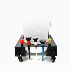 Carretilla para Cubos de Metal Reforzado con Revestimiento, Multifuncional, Desmontable con Ruedas Giratorias Portátiles GAPGAR046 - Product Image 1