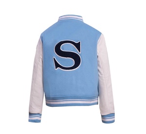 Veste universitaire en laine de haute qualité, design personnalisé, pour équipes, clubs de baseball, style Letterman, respirante pour l'automne - Product Image 4