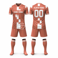 Uniforme de Fútbol Sublimado Personalizado, Ropa Deportiva Unisex, Camiseta de Fútbol para Entrenamiento, Transpirable, de Secado Rápido, con Logotipo Personalizado