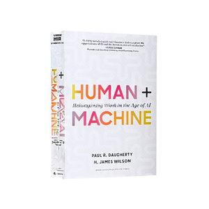 Humain + Machine (Couverture rigide) par l'auteur James Wilson Impression de livres personnalisés à couverture rigide - Product Image 2