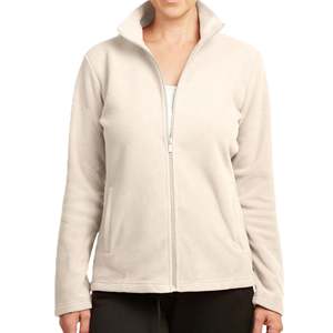 Vêtements d'hiver OEM, veste en polaire pour femmes, coupe-vent, imperméable, fermeture éclair intégrale, col, poches, uniforme de yoga, 100% polyester - Product Image 2