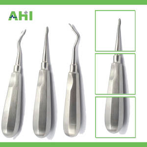 Juego de Elevadores Dentales Manuales Profesionales de Acero Inoxidable, Kit de Instrumentos Quirúrgicos para Extracción de Dientes, Agarre Ergonómico, 3 Piezas - Product Image 5