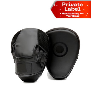 YOBENKI Paquete de 2 Almohadillas de Entrenamiento Profesionales para Hombres y Mujeres, Almohadillas de Boxeo de Cuero PU para Karate y Jiu-Jitsu - Product Image 1