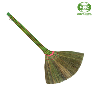 Balai en herbe écologique avec manche en plastique, poils non teintés, léger, pour le nettoyage des sols, 20-24 pouces, style classique - Product Image 5