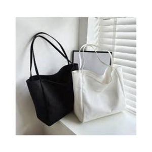 Personalized Custom Canvas With Logo Printing Organic Cotton Woven Embroidered GOTS Approved Casual Large Capacity Tote Bags - Product Image 6