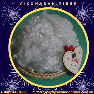 Vikohasan - Fibra Discontinua de Poliéster 100% Reciclado, Grado HCS 15d, Siliconada, Hueca y Conjugada en 3D, Material GRS para Hilado de PET - Product Image 4