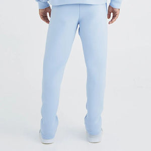 Pantalon de jogging en toile à taille régulière personnalisé 2026, respirant, coupe droite, détails de couture, bas décontracté pour l'hiver - Product Image 6