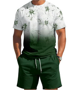 Camiseta blanca con estampado tropical de palmeras negras y veleros, camiseta de verano con diseño náutico inspirado en islas. - Product Image 1