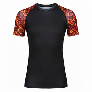 Camisetas Rashguard de Compresión de Manga Larga para Hombre, MMA, BJJ, Protección UV UPF50, Secado Rápido, Transpirables, con Logotipo Personalizado, Venta al Por Mayor OEM - Product Image 4