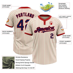Maillot de baseball personnalisé sublimé Yourteams 00 unisexe adulte à manches courtes col en V blanc bleu anti-humidité pour softball - Product Image 6