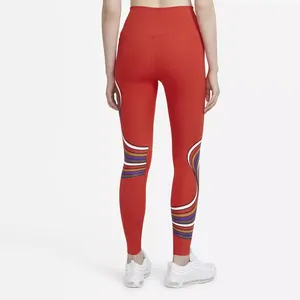 Leggings de yoga taille haute pour femmes, personnalisables en gros (OEM), design simple, pantalons de sport fitness, vêtements de sport pour le ventre, leggings pour femmes - Product Image 2