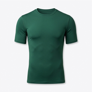 Camiseta Deportiva de Compresión de Manga Corta para Hombre, Ajustada, de Secado Rápido y Transpirable, para Entrenamiento y Gimnasio - Product Image 1