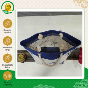 Distribuidor Confiable que Vende Bolsas de Compras de Yute Teñido Ecológico, Impresas a Medida, Hechas en India, de Alta Calidad - Product Image 4