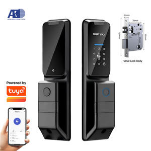 Cerradura Electrónica Inteligente con Huella Dactilar y Contraseña, Antirrobo, Carga <span class=keywords><strong>de</strong></span> Emergencia USB, para Puertas <span class=keywords><strong>de</strong></span> Hotel, Más Vendida - Product Image 1