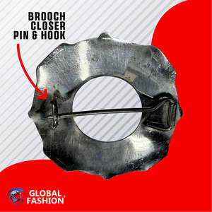 Broche Escocés con Nudo Celta y Acabado Antiguo, Diseño de Cuadros, para Trajes Formales, Unisex, 2026 - Product Image 5