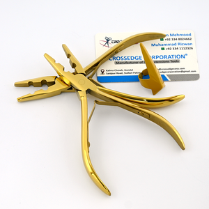 Outils d'extension de cheveux de haute qualité perles pince à sertir avec pince d'extension de cheveux à Double ressort coiffures pince à perles à 2 trous - Product Image 1