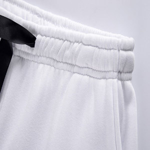 Sudadera con Capucha Blanca para Hombre, Corte Regular, Color Sólido, Informal, Tejida, Manga Larga, Transpirable, para Otoño - Product Image 5