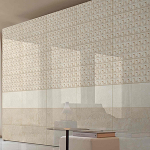 300x600 White Glossy Ceramic Wall Tile Modern Minimalist Style For Corporate Office And Commercial Infrastructure Projects - Product Image 1