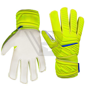 Guantes de Portero de Fútbol para Adultos y Jóvenes, de Cuero, Alta Calidad, Personalizados, Cómodos, Antideslizantes e Impermeables - Product Image 1