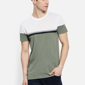 เสื้อยืดผู้ชายทรงปกติ ผ้าฝ้าย 180gsm - 300gsm คุณภาพสูง ออกแบบโลโก้ตามสั่งจากโรงงาน ขายส่ง - Product Image 4