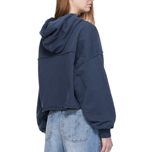 Sudadera con Capucha Extra Grande para Mujer, Estampado de Letras 99 en la Parte Delantera, Sudadera de Jersey de Algodón y Fibra de Bambú, Talla Personalizada, Manga Larga - Product Image 4