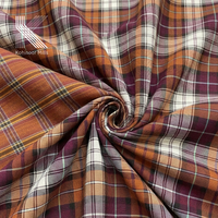 Tela de Sarga 100% Algodón con Estampado a Cuadros Teñidos con Hilo, Nueva Moda Directo de Fábrica, para Camisas y Faldas de Niños, Estilo Franela