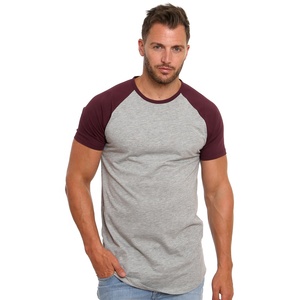 เสื้อยืดคอกลมลายทางแขนพอดีตัว, เสื้อยืดผ้าฝ้ายแฟชั่นสำหรับฤดูร้อนเสื้อยืดฝึกซ้อมเสื้อยืดลำลองพรีเมี่ยม100% - Product Image 5