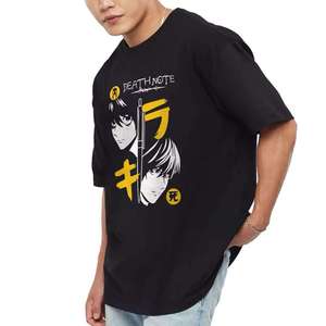 เสื้อยืดลำลองคุณภาพสูง ผ้าฝ้าย 100% สไตล์วินเทจ สกรีนโลโก้ตามสั่ง เสื้อยืดโอเวอร์ไซส์ลายกราฟิกตามสั่ง สำหรับผู้ชาย - Product Image 2