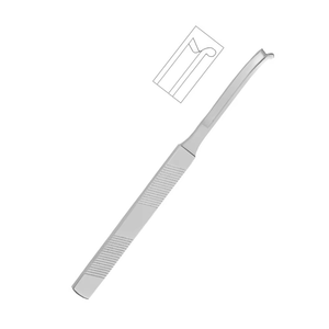 Osteotome manuel latéral en acier inoxydable de 3 mm, ciseaux à os chirurgicaux gauche et droit pour interventions orthopédiques et dentaires - Product Image 1