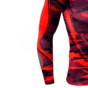 2026 Latest Wholesale Men's Rash Guards Sportswear Custom Made High Quality Lightweight UPF50+ Anti-Bacterial Rash Guards - Product Image 5