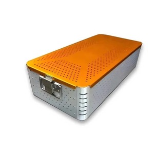 Conteneur de stérilisation pour instruments chirurgicaux en acier inoxydable, durable, écologique, kit orthopédique réutilisable par Mahfooz Container - Product Image 1