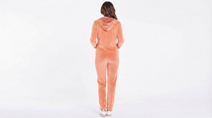 Ensemble sweat à capuche zippé décontracté et pantalon droit assorti pour femme – Vente en gros - Product Image 3