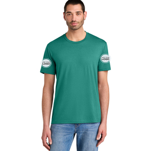 T-shirts unisexes en coton/fibre de bambou, impression numérique, séchage rapide et respirant, col rond, manches courtes, coupe ample, écologiques - Product Image 1