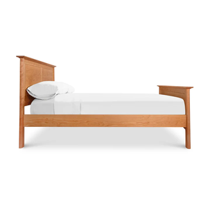 Wholesale Traditional Wooden <b>Double</b> <b>Bed</b> with Footboard | Custom Acacia Wood Hotel Furniture Sets - Product Image 2