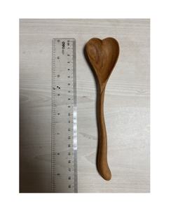 Cuillère en bois sculpté à long manche Mini et grandes tailles utilisées pour les ustensiles de cuisine décoratifs pour servir dans les maisons en stock - Product Image 4