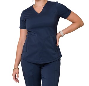 Ensemble de blouses médicales pour femmes, tissu extensible, uniforme d'infirmière, vêtements de travail professionnels - Product Image 4