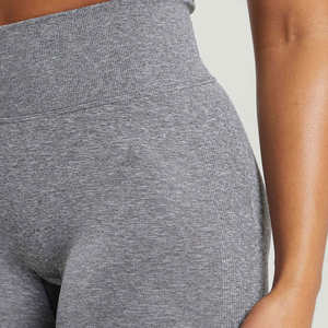 Leggings de yoga de cintura alta para mujer al por mayor, pantalones deportivos sin costuras para gimnasio, elásticos, de spandex, ajustados, 2026 - Product Image 4