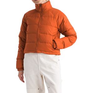Exclusive <b>Cropped</b> <b>Puffer</b> Coat Women Stand Collar Lightweight Quilted <b>Jacket</b> Detachable Collar Winter Bubble Design 100% - Product Image 4